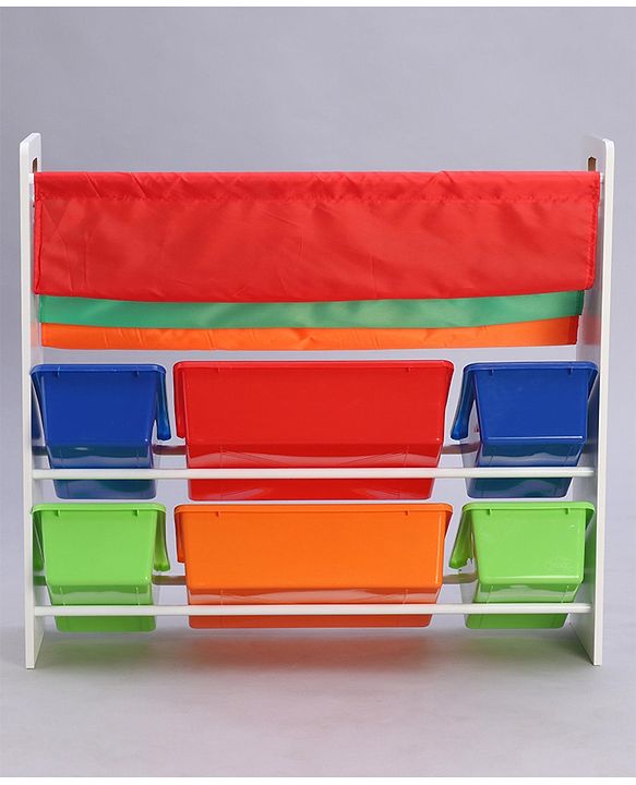 Babyhug Toy Organizer With 6 Tray - Multicolor