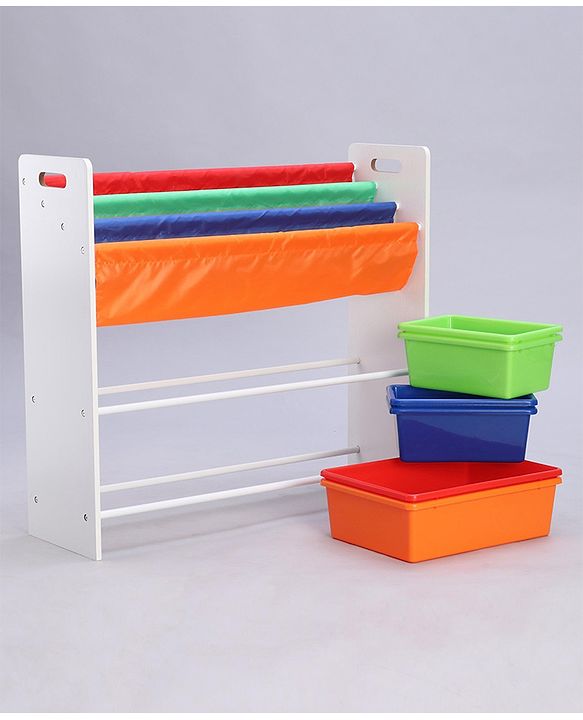 Babyhug Toy Organizer With 6 Tray - Multicolor