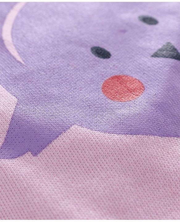 Babyhug 100% Cotton Cap Bird Print Pink -  Diameter 10 cm