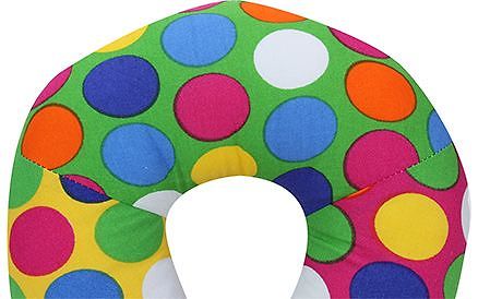 Babyhug Cotton Neck Protector Pillow with Motif - Smiley