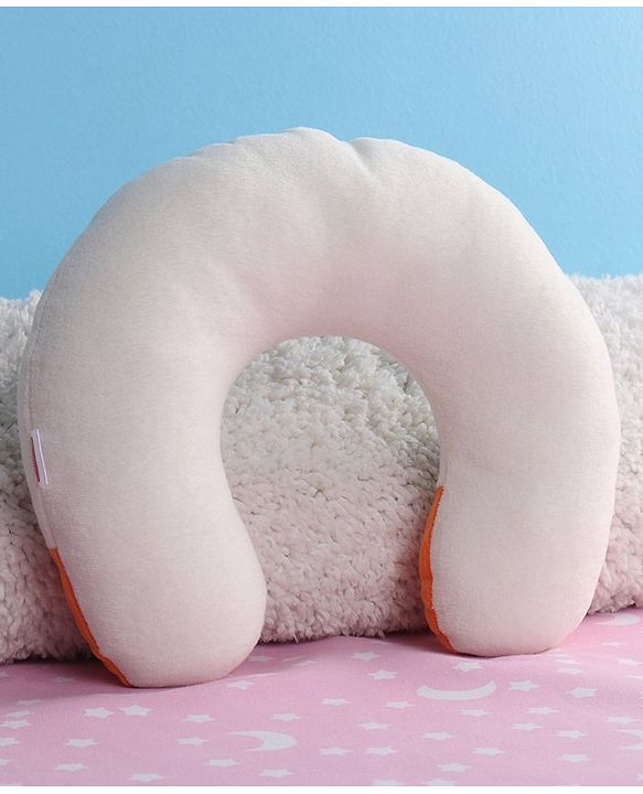 Babyhug Plush Neck Pillow - White