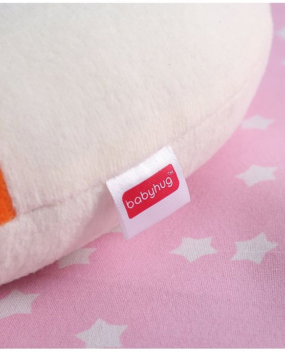 Babyhug Plush Neck Pillow - White