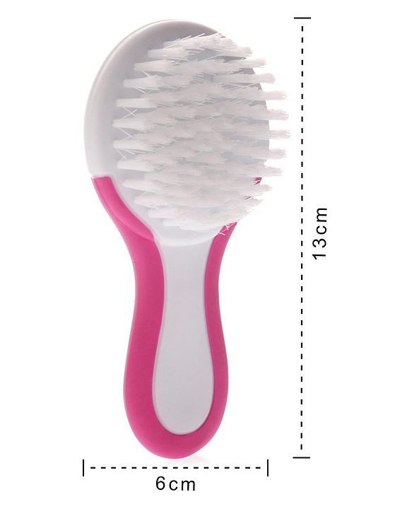 Babyhug Easy Grip Hair Brush & Comb Set - Pink