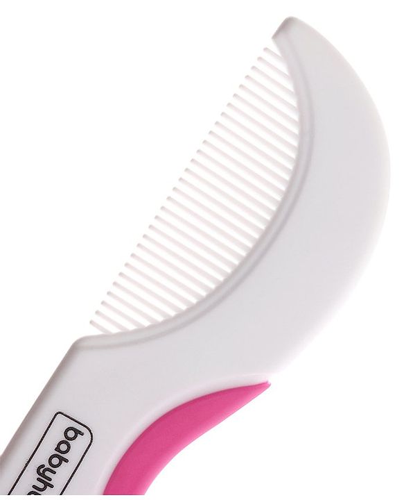 Babyhug Easy Grip Hair Brush & Comb Set - Pink