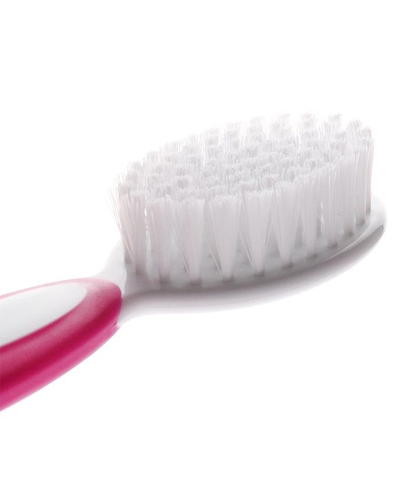 Babyhug Easy Grip Hair Brush & Comb Set - Pink