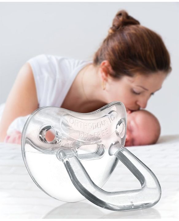 Babyhug Orthodontic Pacifier - White