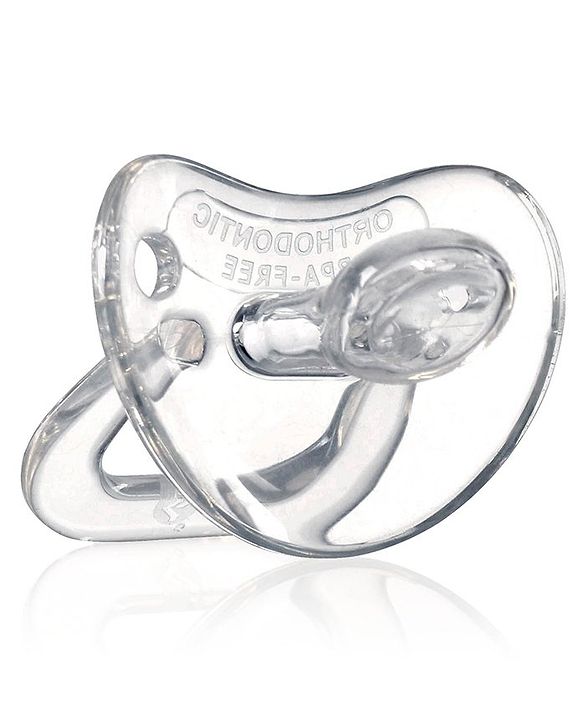 Babyhug Orthodontic Pacifier - White