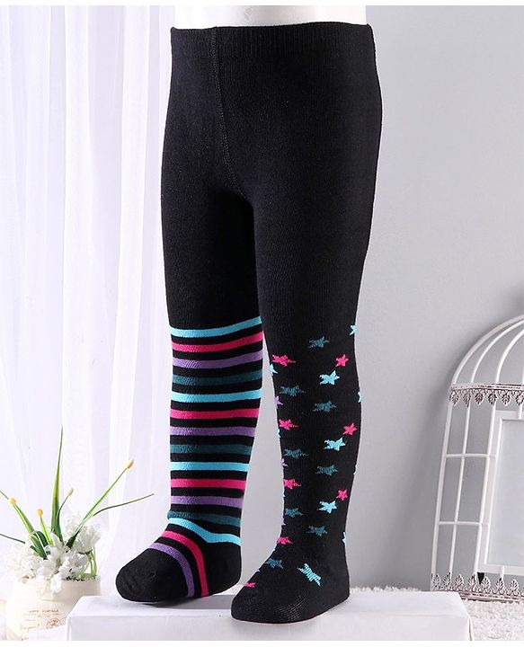 Cutewalk By Babyhug Anti-Bacterial Footed Tights - Multicolor