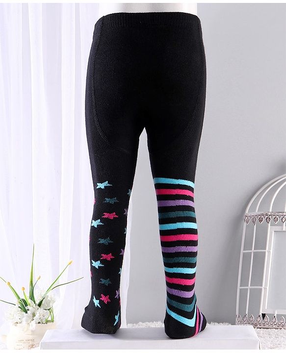 Cutewalk By Babyhug Anti-Bacterial Footed Tights - Multicolor