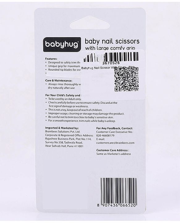 Babyhug Nail Scissor - Pink