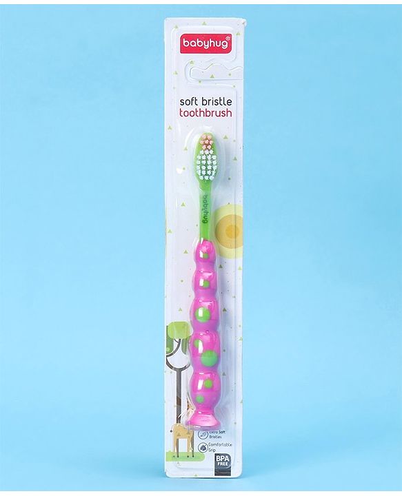 Babyhug Soft Bristle Toothbrush (Color May Vary)