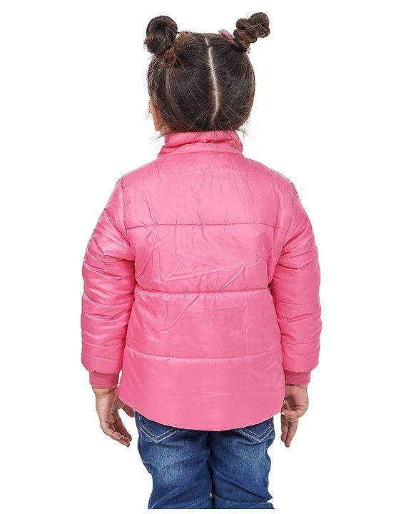 Babyhug Padded Solid Color Jacket - Pink