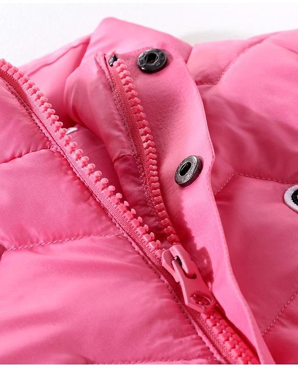 Babyhug Padded Solid Color Jacket - Pink