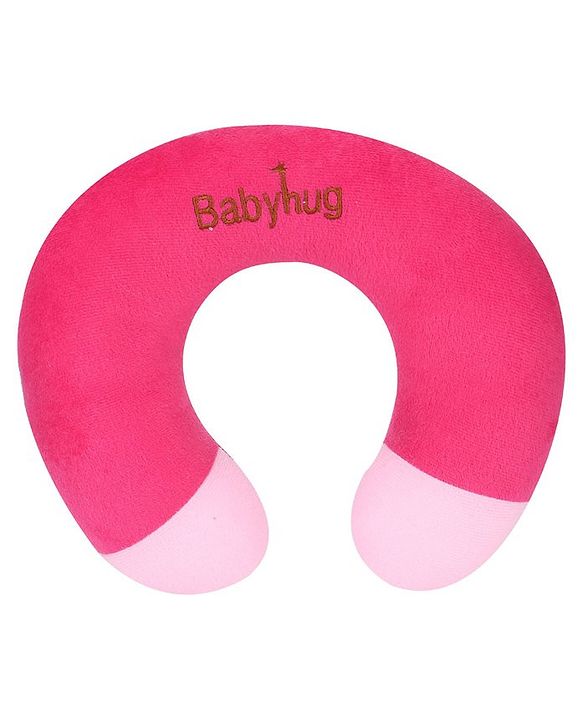Babyhug Plush Neck Pillow - White