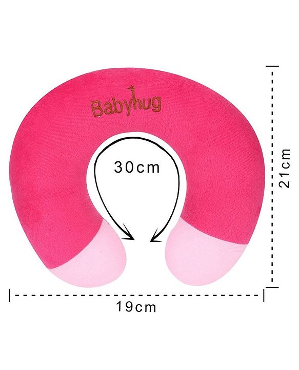 Babyhug Plush Neck Pillow - White