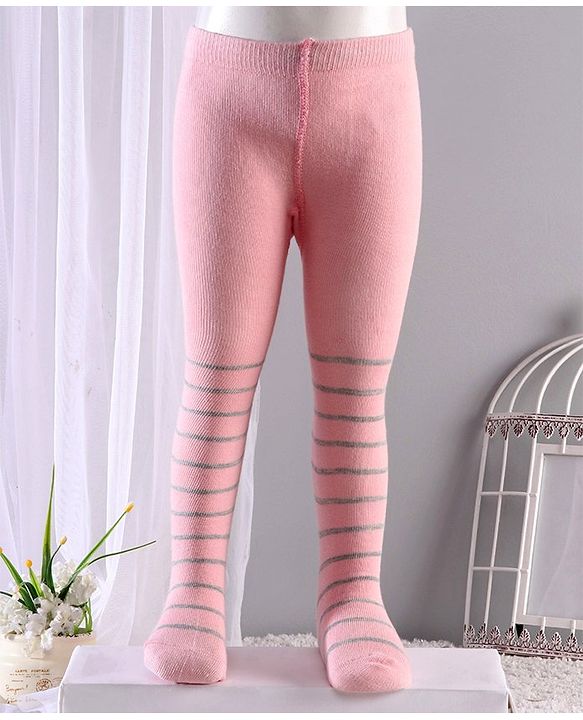 Cutewalk By Babyhug Anti-Bacterial Footed Tights - Pink
