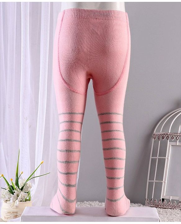 Cutewalk By Babyhug Anti-Bacterial Footed Tights - Pink