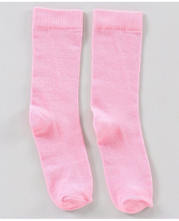 Pine Kids Mid Calf Length Anti-Microbial Socks Pack of 5 - Pink Blue