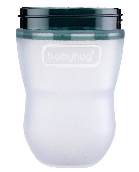 Babyhug Silicone Feeding Bottle Green - 240 ml