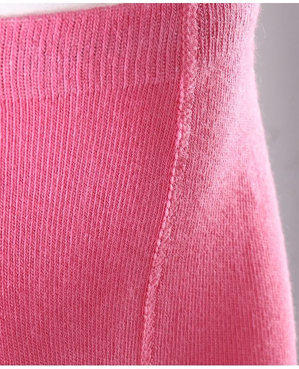 Cute Walk by Babyhug Anti-bacterial Footed Tights Floral Design - Pink
