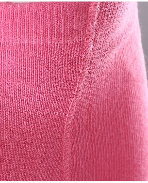 Cute Walk by Babyhug Anti-bacterial Striped Footed Tights - Pink