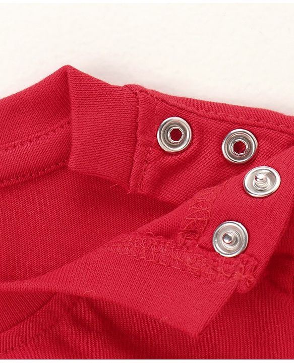 Babyhug Full Sleeves Striped & Super Hero Print Set of 3 - Red Blue