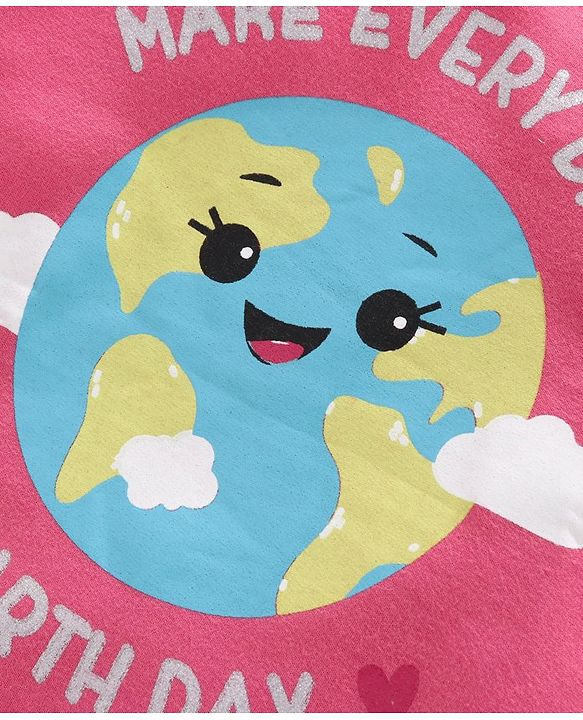 Babyhug Full Sleeves Sweatshirt - Pink