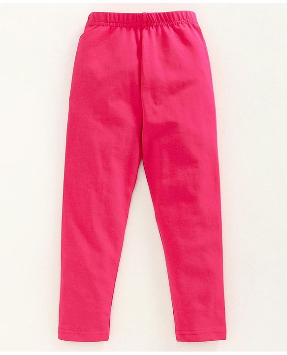 Babyhug Full Length Solid  Leggings Pack of 2  - Navy Blue Red