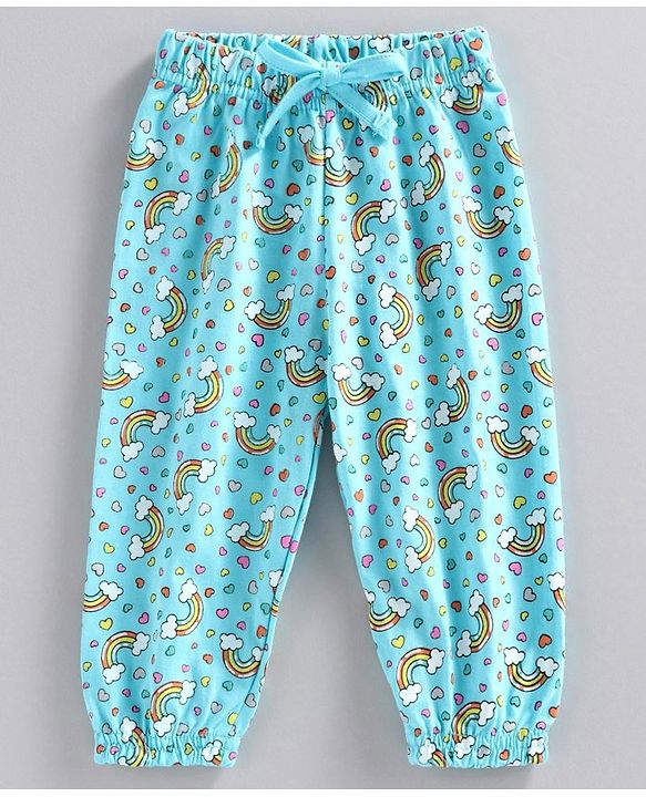 Babyhug Full Length Lounge Pants Pack of 2- Pink Blue
