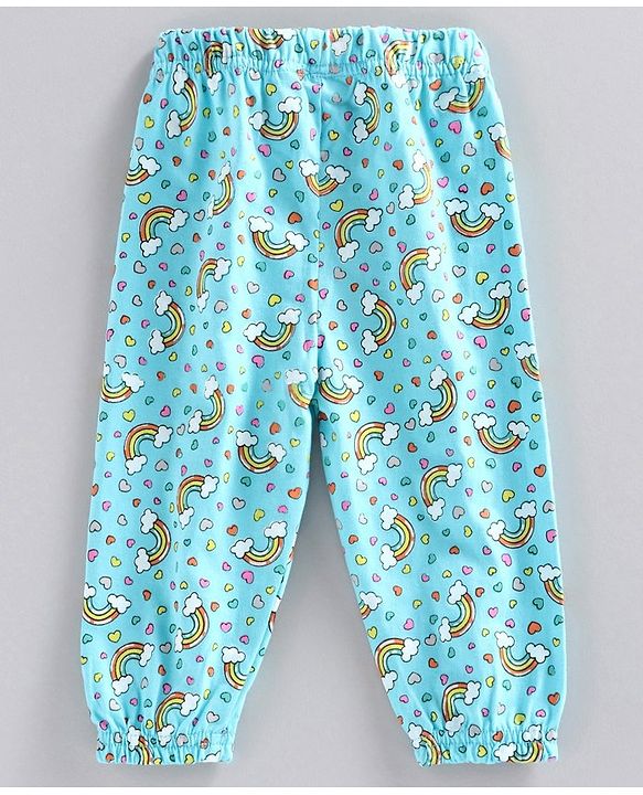 Babyhug Full Length Lounge Pants Pack of 2- Pink Blue