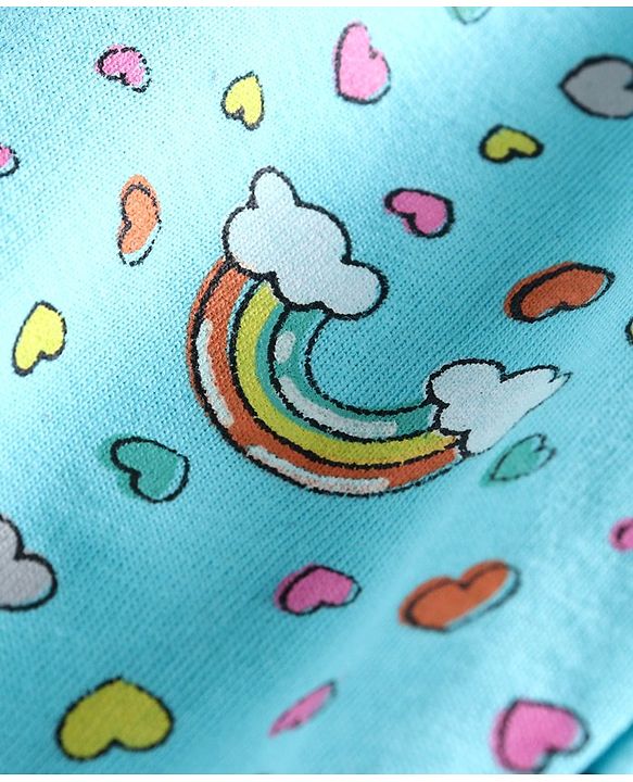 Babyhug Full Length Lounge Pants Pack of 2- Pink Blue