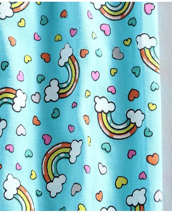 Babyhug Full Length Lounge Pants Pack of 2- Pink Blue