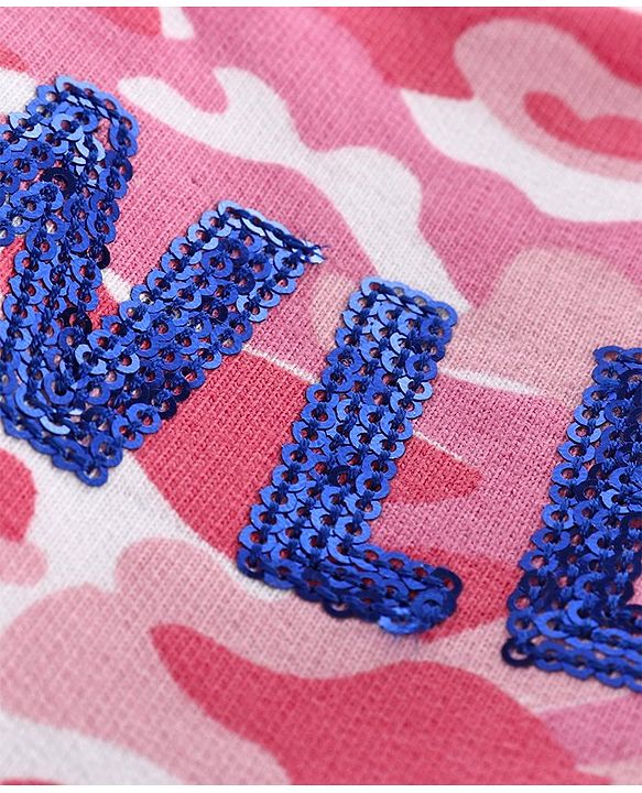 Babyhug Full Sleeves Sweatshirt Camouflage - Pink