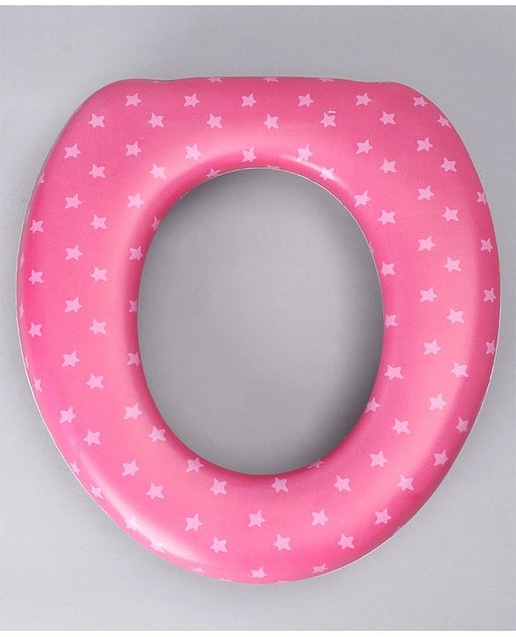 Babyhug Cushioned Potty Seat Star Print - Pink