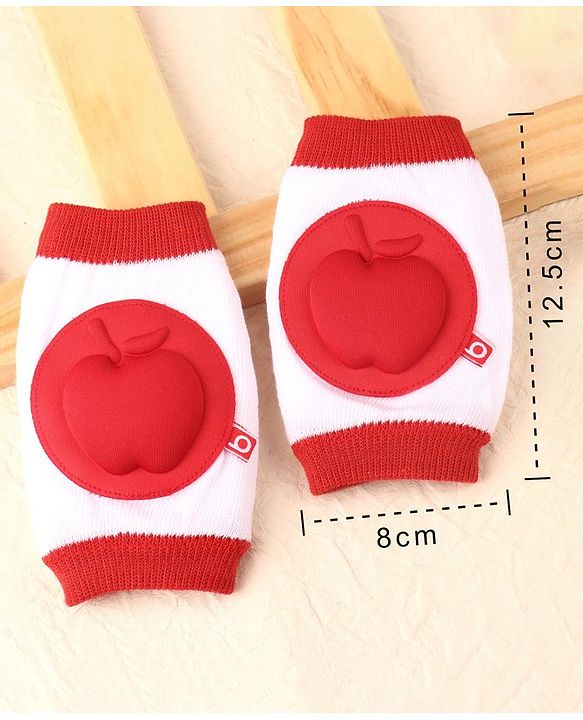 Babyhug Elbow & Knee Protection Pads Red White (Design May Vary)