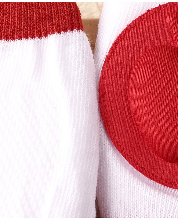 Babyhug Elbow & Knee Protection Pads Red White (Design May Vary)