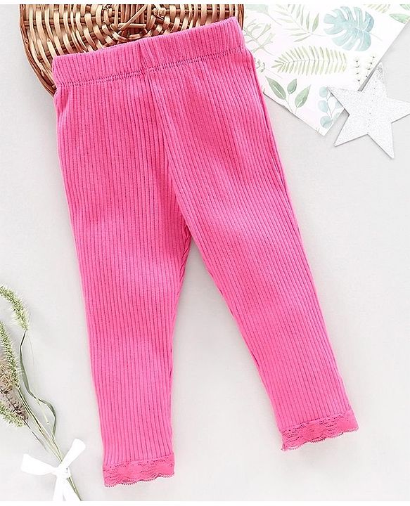Babyhug Full Length Legging - Fuchsia