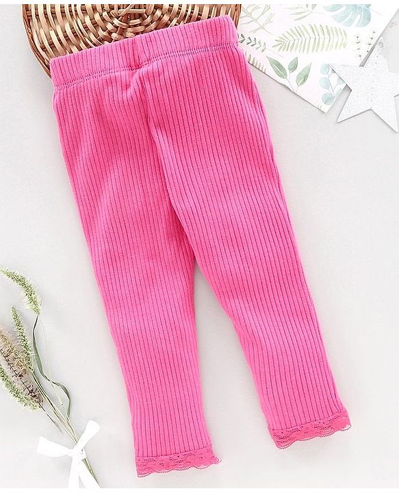 Babyhug Full Length Legging - Fuchsia
