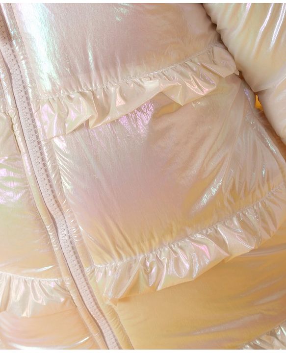 Babyhug Full Sleeves Padded Jacket - White