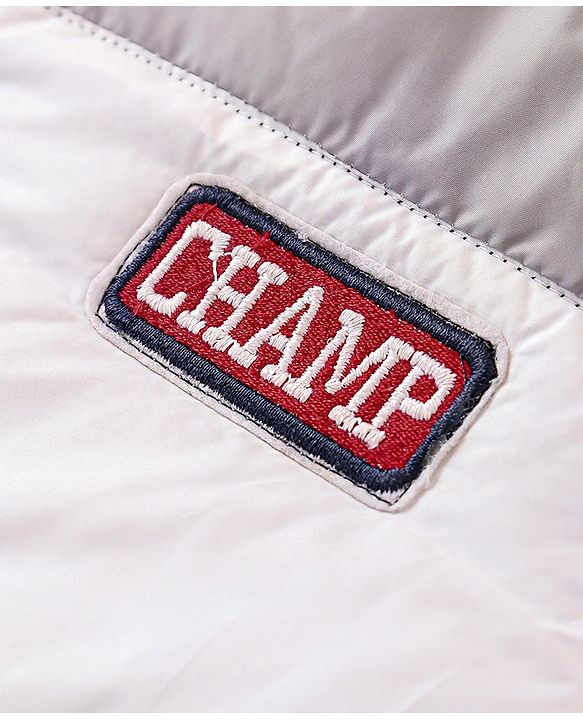 Babyhug Full Sleeves Hooded Padded Jacket - Red Navy