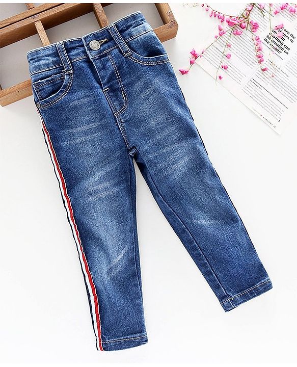 Babyhug Full Length Jeans - Blue
