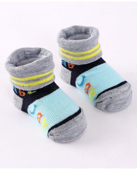 Cute Walk by Babyhug Socks Shoes Pack of 3 - Multicolor