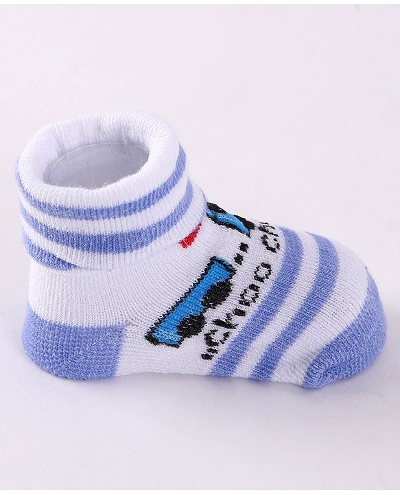 Cute Walk by Babyhug Socks Shoes Pack of 3 - Multicolor