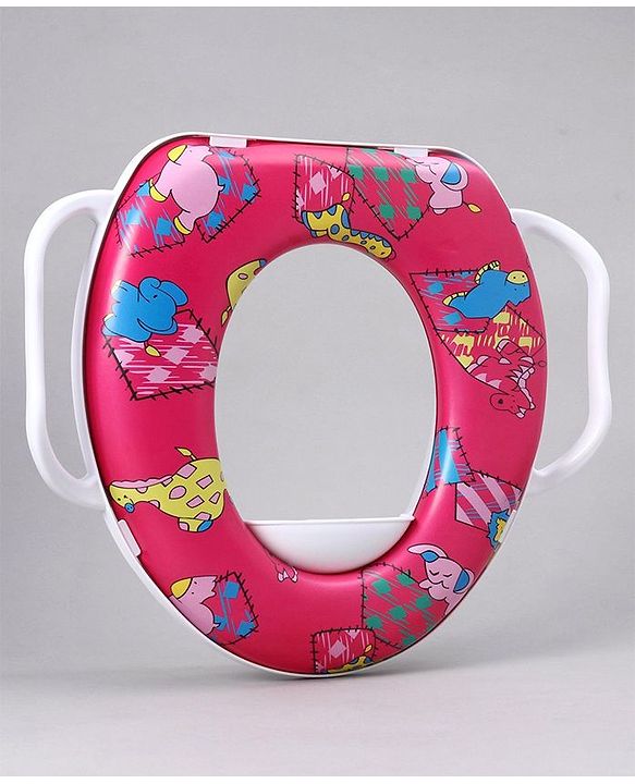 Babyhug Soft Potty Seat With Handle - Multicolor