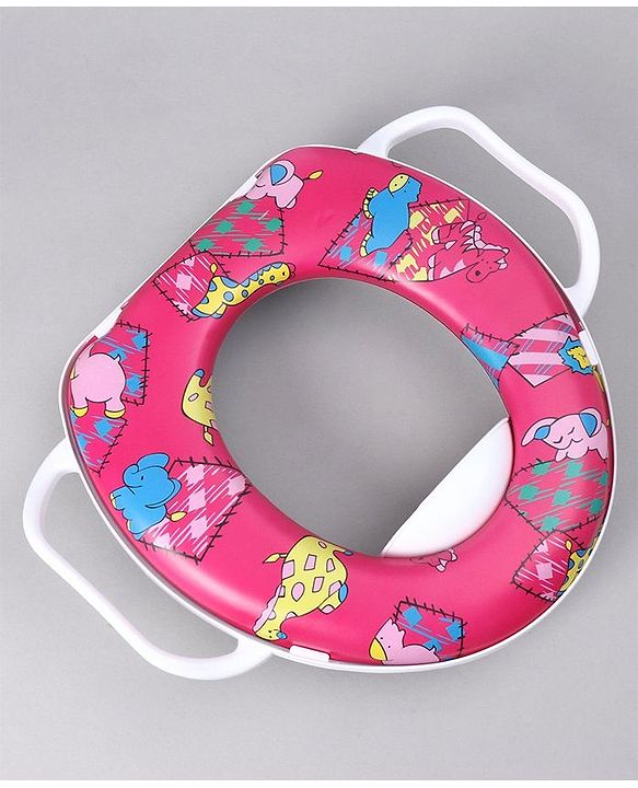 Babyhug Soft Potty Seat With Handle - Multicolor