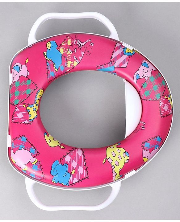 Babyhug Soft Potty Seat With Handle - Multicolor