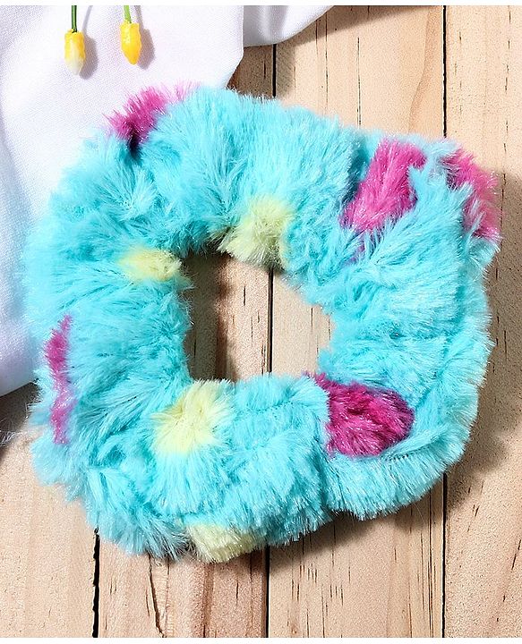 Babyhug Fur Hair Rubber Band  - Blue