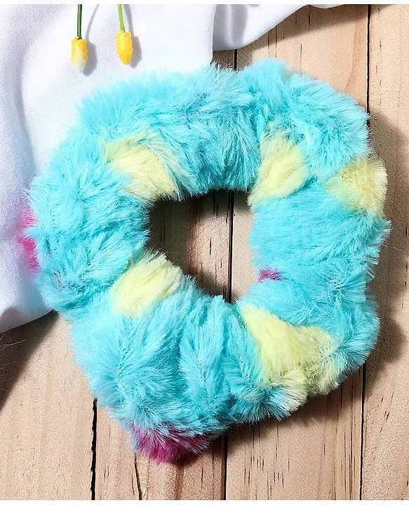 Babyhug Fur Hair Rubber Band  - Blue