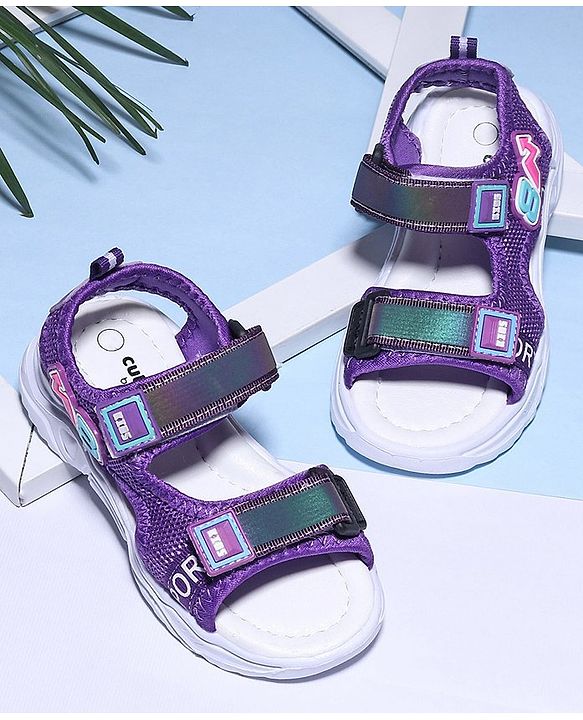 Cute Walk by Babyhug Open Toe Sandal - Purple