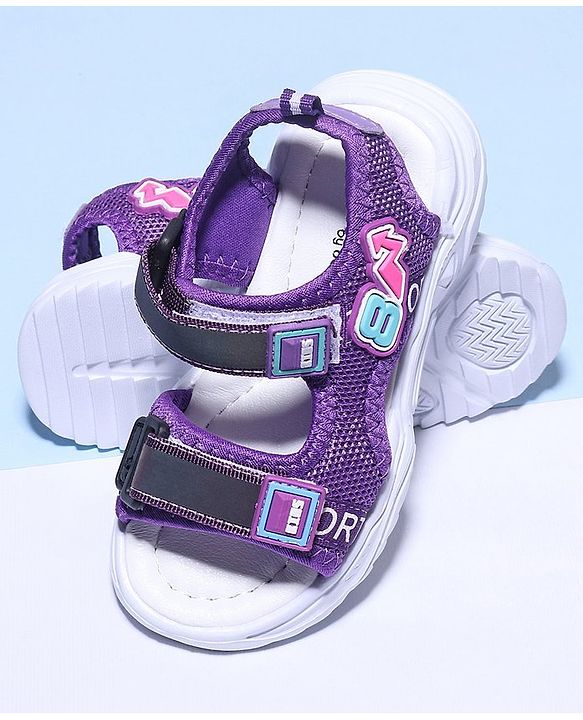 Cute Walk by Babyhug Open Toe Sandal - Purple